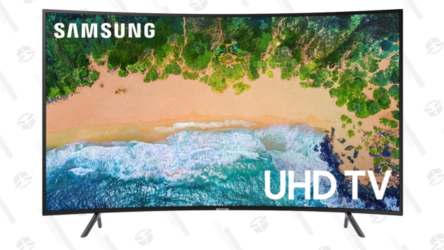 SAMSUNG Curved 65-Inch 4K (2160P) Ultra HD Smart LED HDR TV | $649 | WalmartSAMSUNG Curved 55-Inch 4K (2160P) Ultra HD Smart LED HDR TV | $406 | Walmart
